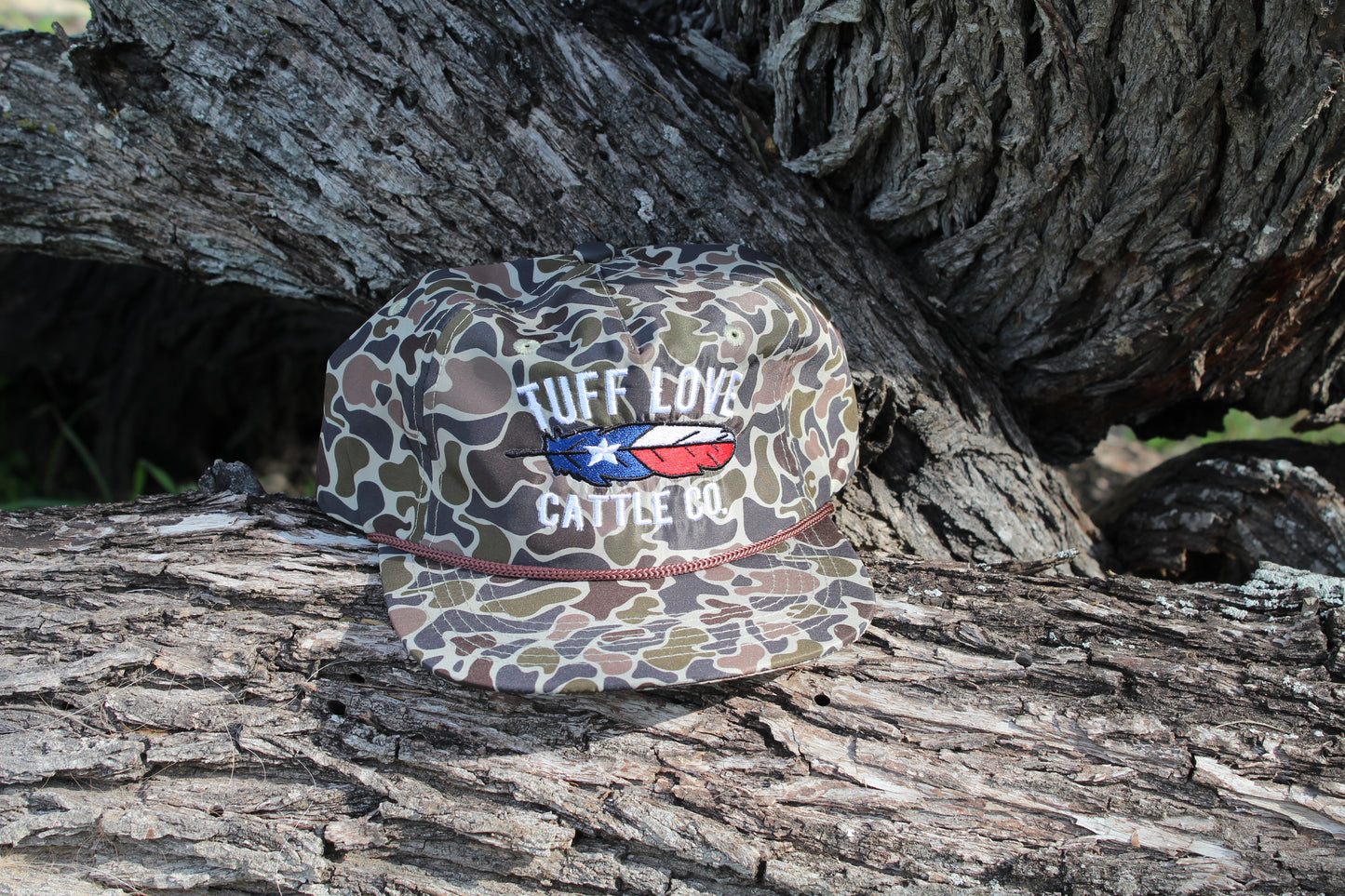 Texas Feather Camo Hat